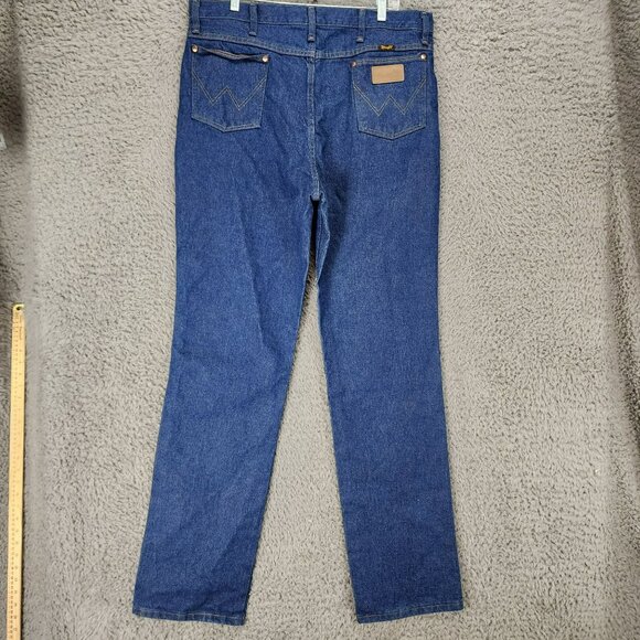 Wrangler Other - Wrangler Jeans Mens 36x36 Dark Wash Cotton High Rise Bootcut